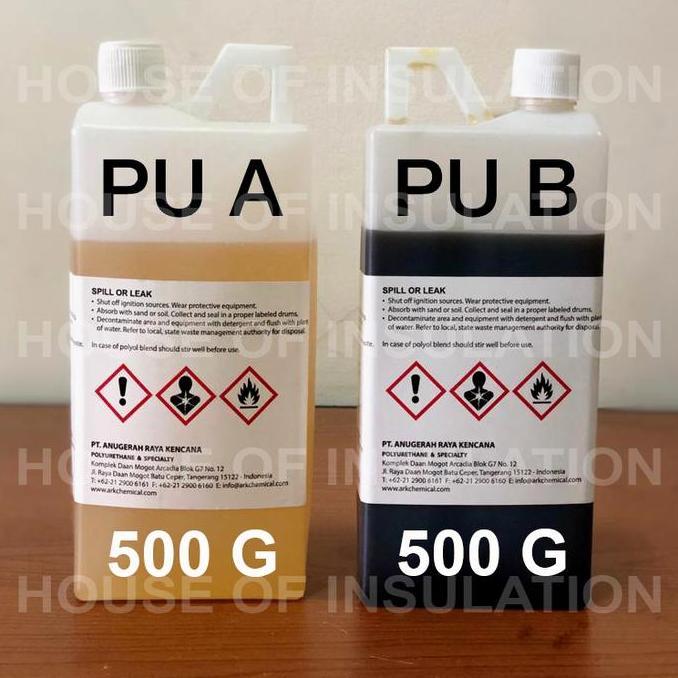 Teruss- Polyurethane Foam Pu A Pu B ( 500 G Pu A 500G Pu B)