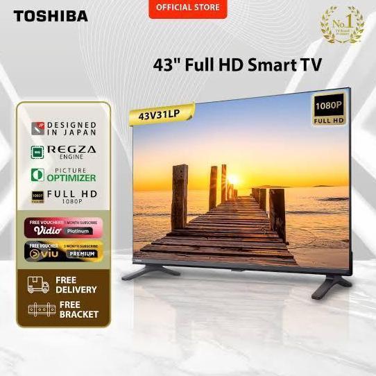 Promo 43 Inch  Led Tv Digital Toshiba 43V31Lp Smart Tv Toshiba [Original]