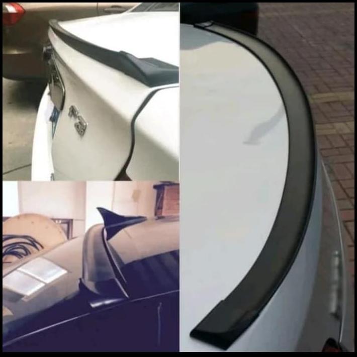 GRATIS ONGKIR DUCKTAIL SPOILER MOBIL SEDAN TIMOR LIS BAGASI BELAKANG HITAM POLOS 