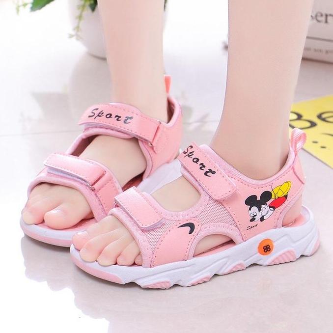 NEW SEPATU SANDAL ANAK REMAJA FASHION KOREA MICKEY MOUSE SEPATU ANAK LAKI LAKI PEREMPUAN BY AXELINE 