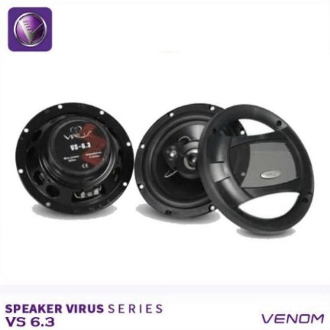 Termurah Speaker Coaxial Venom Virus Vs 6.3 Speaker Pintu Mobil Venom Virus