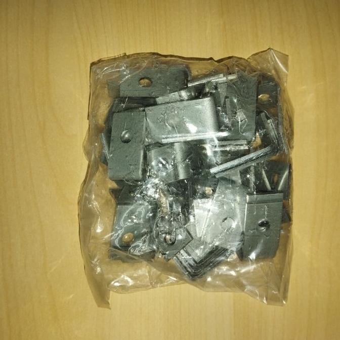 Gasss- Angle Clip 2 Lubang Galvanis Siku L / Paku Ramset