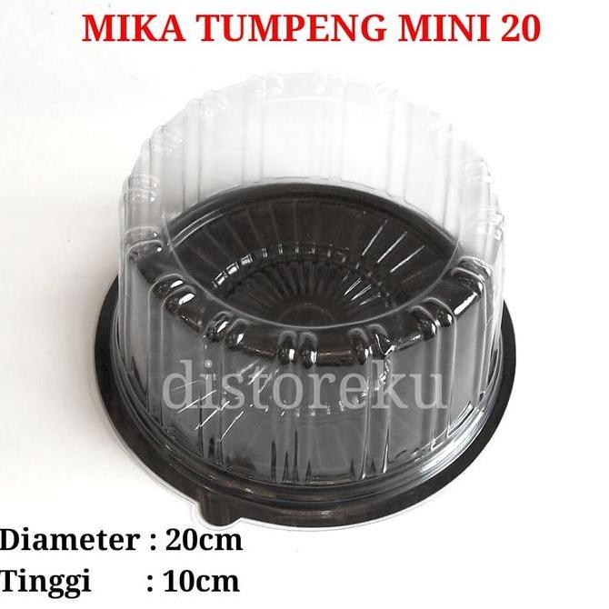 Tayoo- Mika Tumpeng Mini Ct 20  Mika Tumini Cake Tray Mika Kue Tart Bulat 20