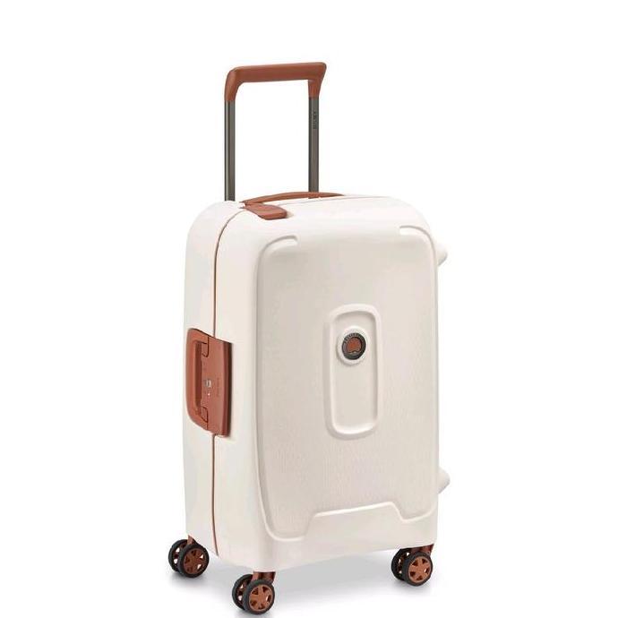 Koper 20 Inch Delsey Moncey Cabin Frame Case Tanpa Zipper - Beige