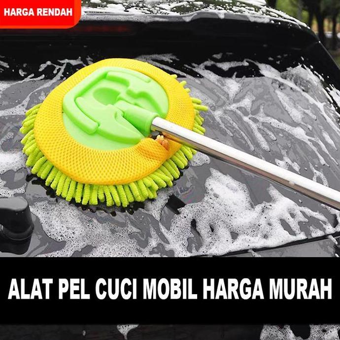 Alat Pel Untuk Sikat Pembersih Cuci Mobil Microfiber Kemoceng Bahan Cendol Multifungsi