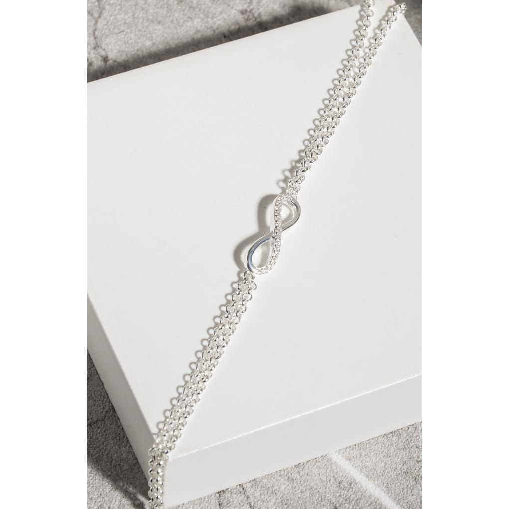Kyuu- Dear Me - Infinite Bracelet (925 Sterling Silver) Gelang Wanita Perak