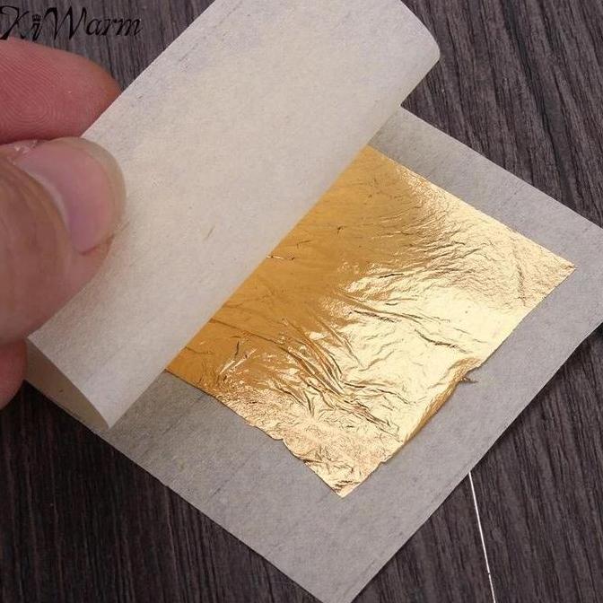 Zairyo- Edible Gold Sheet 4.33X4.33 Cm - Lembaran Emas Dapat Dimakan 24K
