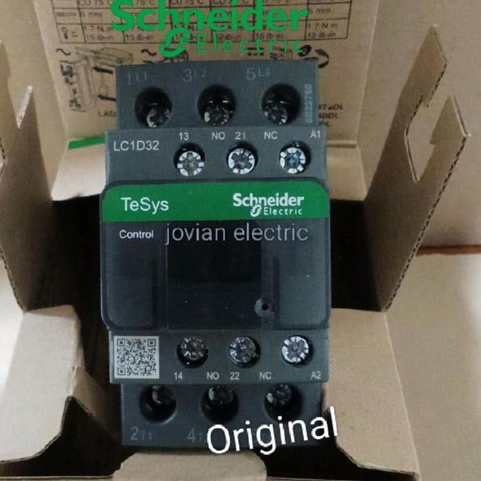 Kontaktor Contactor Schneider Lc1D32B7 Lc1D32 B7  24Vac 50A 3P Lc1D 32B7 High Quality