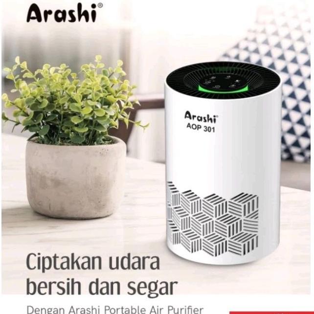 New Deals Arashi Air Purifier Penyaring Udara Portable Aop 301 /Aop301 Air Purifier Hepa Filter