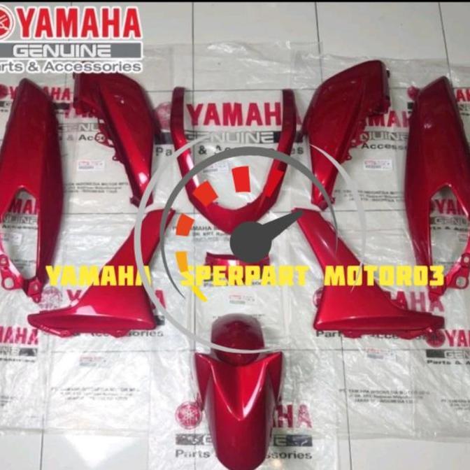 Promo COVER BODY HALUS NMAX MERAH GLOS, NMAX OLD MERAH GLOSSY ORGINAL YGP Diskon