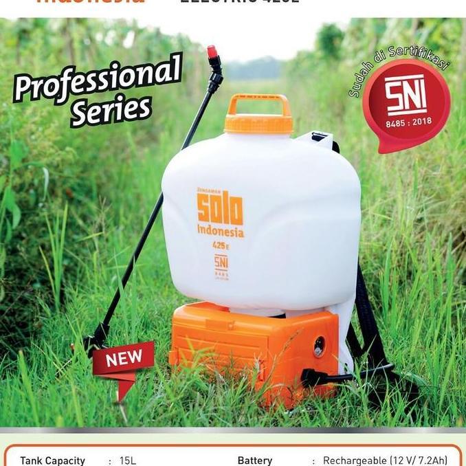 Jual Baru Sprayer Solo 425E Sprayer Elektrik Aki Mesin Semprot Rumput