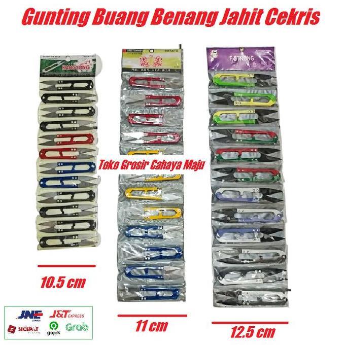 Gunting Buang Benang Jahit Cekris Kecil Sedang Besar (Kangyong, Naga, F-Strong)