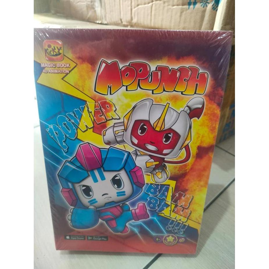 KIKY Buku Tulis Sekolah Magic Book Animation Mopman & Mopbi Isi 42 Lembar Kualitas Terjamin Paket 10