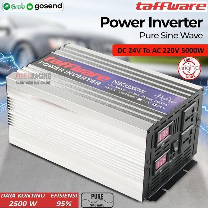 Power Inverter Pure Sine Wave DC 24V To AC 220V 5000 Watt