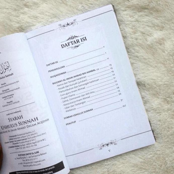 Buku Syarah Ushulus Sunnah | Al-Imam Ahmad bin hambal