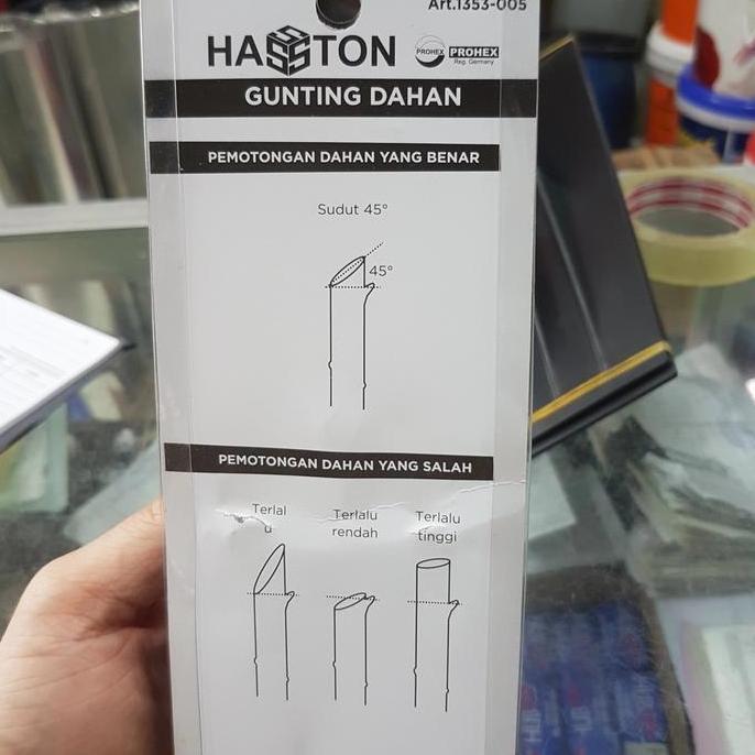 gunting dahan ranting tanaman pohon hasston prohex 1353-005 stainless