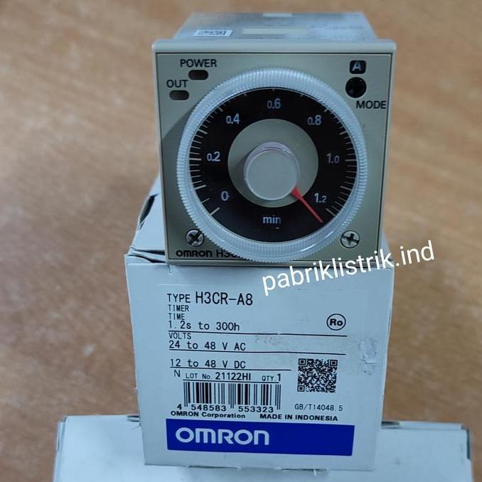 Timer H3CR A8 12V 48V 24V DC Omron original