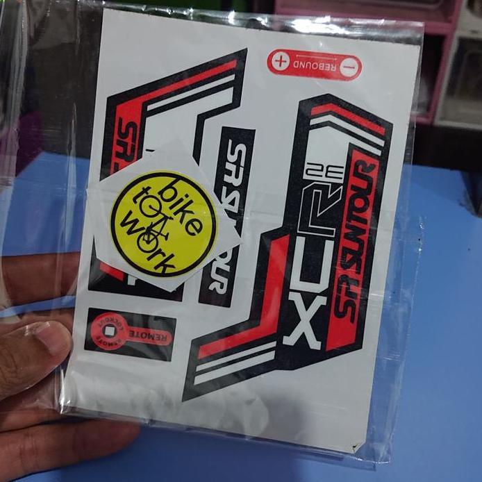 Fork Suntour XCR Sticker Decal Fork Sticker Fork Suntour Suntour XCM X