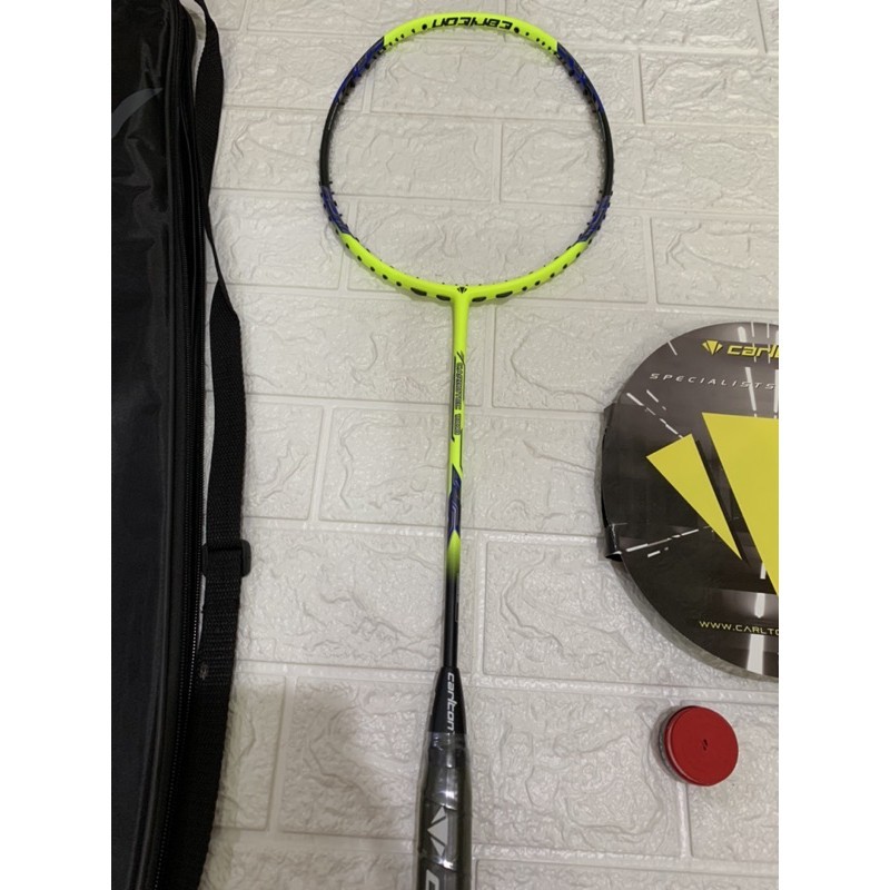 Raket Badminton Carlton Carbotec 1000/1100/1200/1300+Tas+Grip Set Original