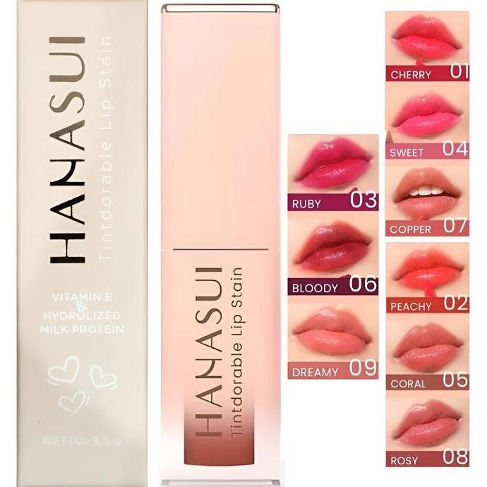 Ulipstik- Liptint Hanasui Tintdorable Lip Stain | Hanasui Lip Tint | Hanasui Lip Stain