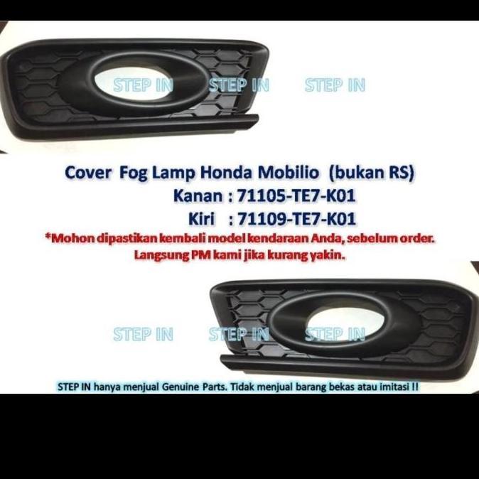 Cover foglamp Mobilio Tipe S / E   Kanan ORI Baru