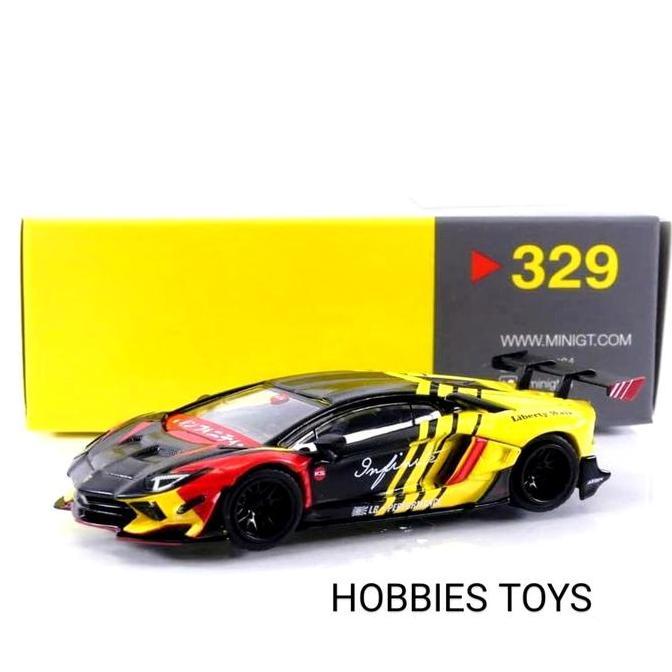 Ready Mini GT 329 LB WORKS Lamborghini Aventador Limited Edition