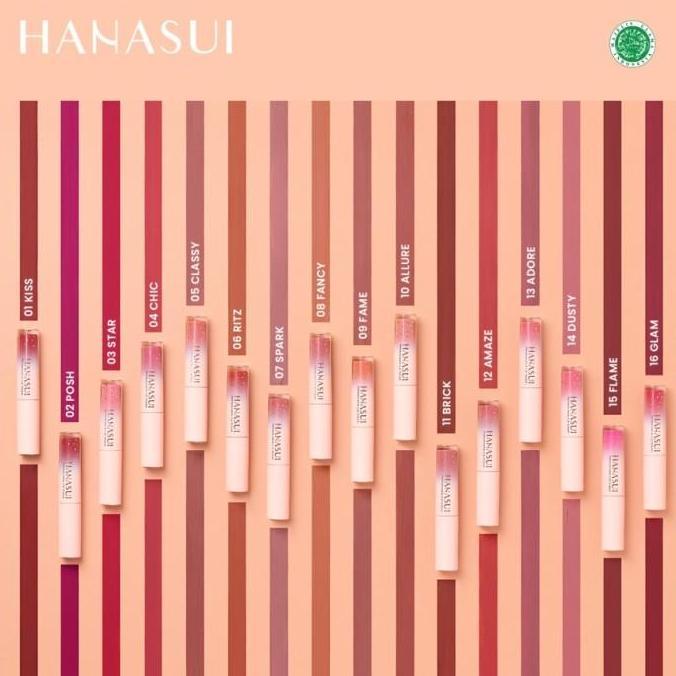 Ulipstik- Hanasui Mattedorable Lipcream | Boba Edition | Lip Tint Hanasui