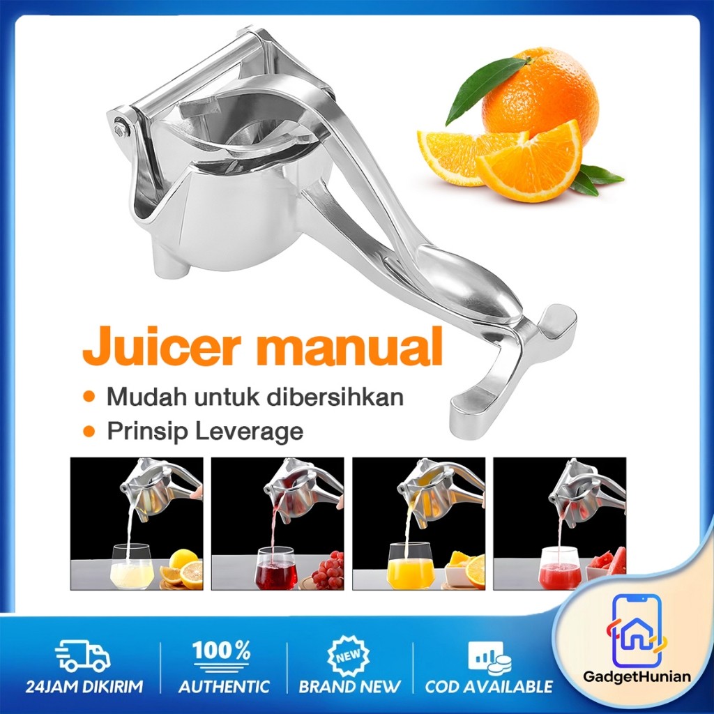 Juicer Buah Stainless Steel Juicer Lemon Manual Manual