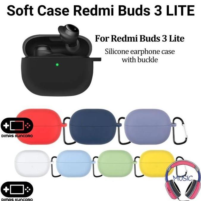 TERBARU|TERMURAH|BARU|PREMIUM|ORIGINAL|GARANSI|DISKON|PROMO SOFT CASE REDMI BUDS 3 LITE SILICONE SIL