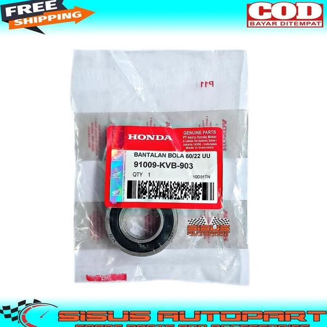 Bearing 6022 Bearing 60/22 Laher 6022 Bantalan Roda Belakang Beat Vario Scoopy / Klaher 6022