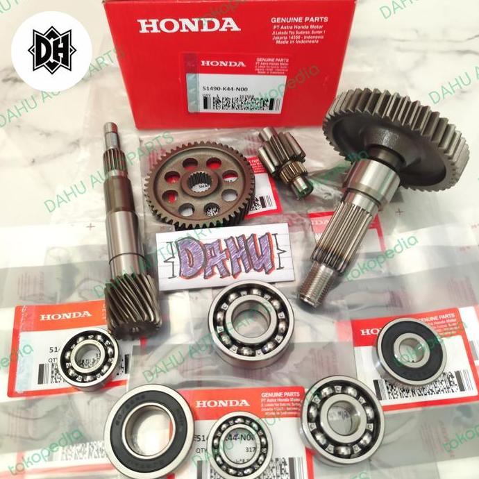Gigi Rasio Set+Bearing Honda Beat Esp Scoopy Esp Vario 110 Esp K44