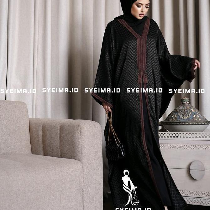 Ghaniya Abaya Exclusive Original Brand Local By Syeima.Id Abaya Outer Dubai Jalabiyah Dubai Abaya Pr