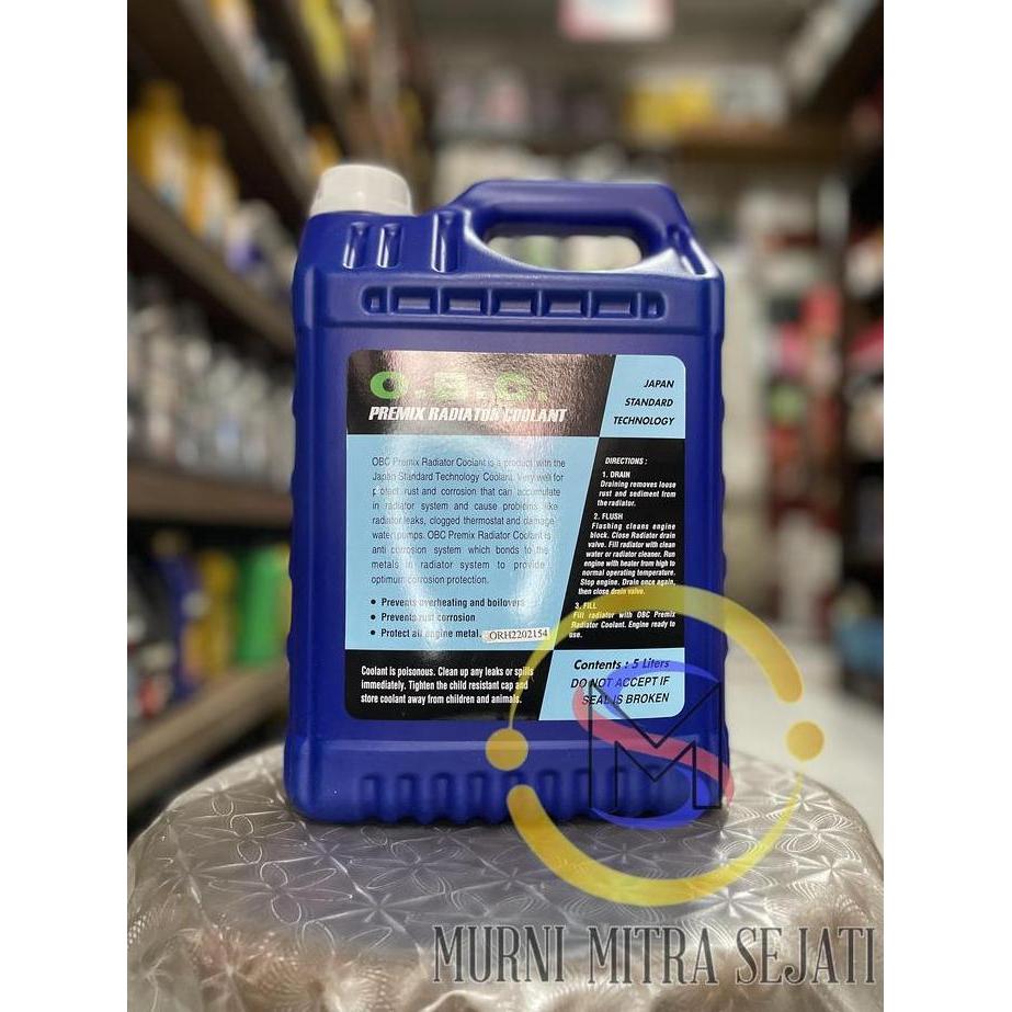 Promo OBC Cairan Air Radiator Coolant O.B.C Merah & Hijau 5 L Diskon