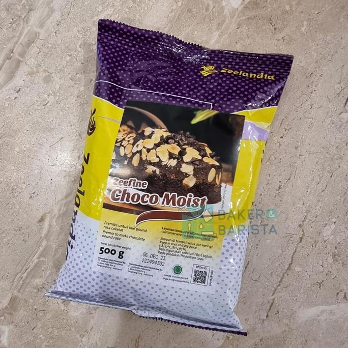 #####] zeefine choco moist 500gr zeelandia premix pound cake premiks coklat