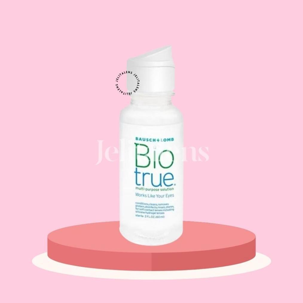 READY Cairan Pembersih Softlens Bio True 60ml / Cairan Soflens Bio True 60ml / Air Softlens Bio True
