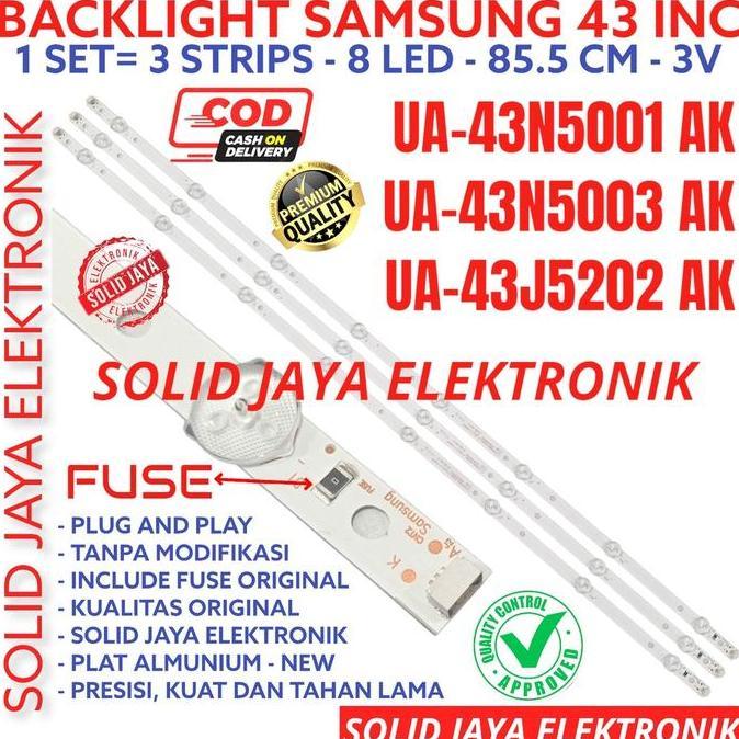 BEBAS ONGKIR - BACKLIGHT TV LED FOR SAMSUNG 43 INC UA 43N5001 43N5003 43J5202 AK LAMPU BL 43N 43J 8K