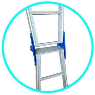 Tangga Lipat Aluminium Safir 100 cm - ukuran 200 cm