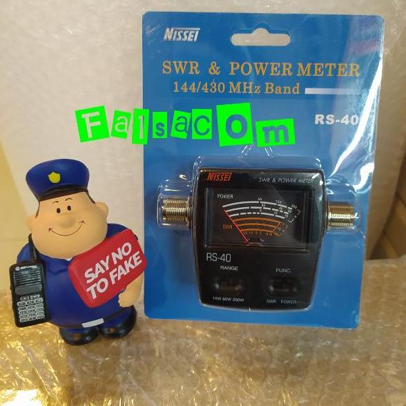 NEW - NISSEI 144/430Mhz RS40 PL / swr power meter nissei / nissei