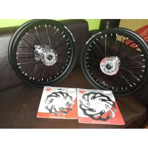 Velg rossi klx supermoto 3.5in 4.5in ring 17