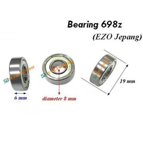 bearing 698z jepang EZO ball bearing 698zz EZO Japan Bearing 698z Jepang Precision Ball Bearing 698z