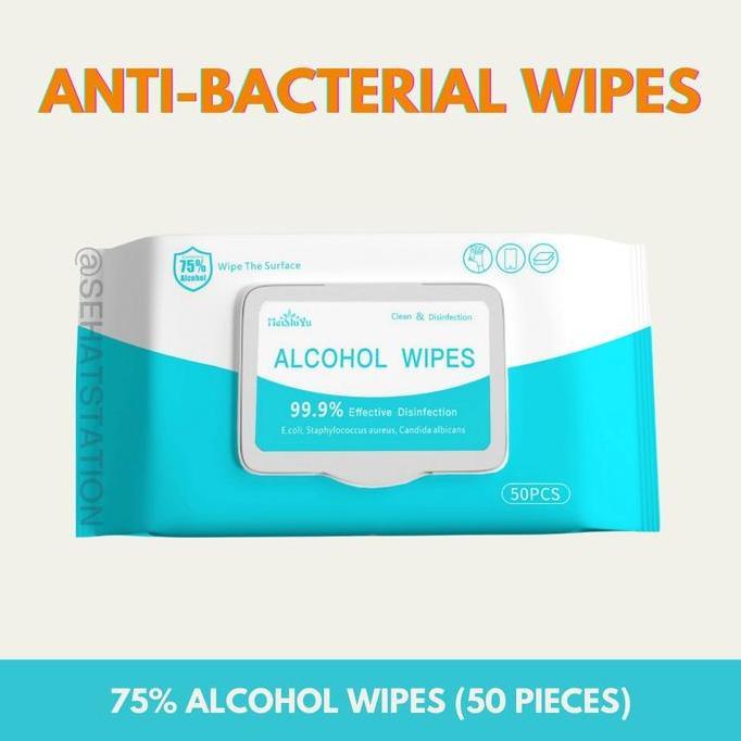 Sugetsu- Tissue Basah Chando Steril Wipes Tisu Basah Alkohol 75% Disinfektan