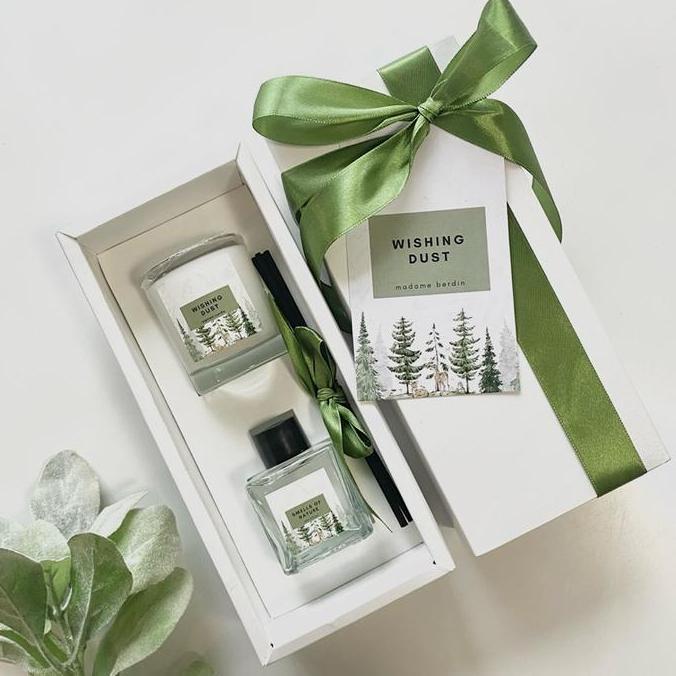 7 VARIAN HAMPERS SET SCENTED CANDLE REED DIFFUSER by madame berdin | Giftset Candle | Kado Ulangtahu