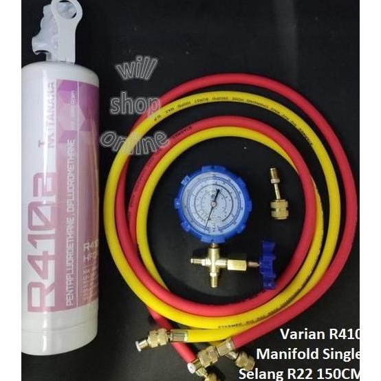 TERBARU - PAKET ALAT PENGISIAN FREON AC RUMAH R410 R410A MURAH