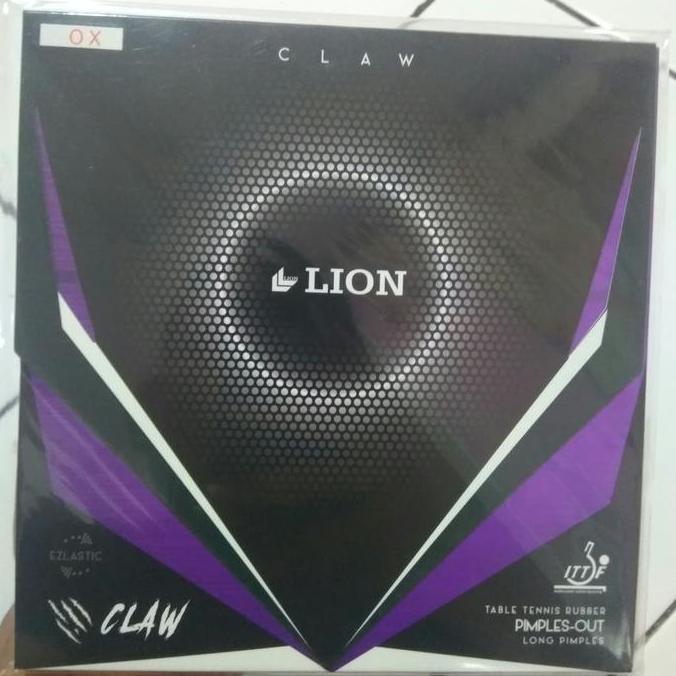 NEW KARET TENIS MEJA BINTIK PANJANG LION CLAW ORIGINAL