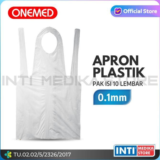 Medikl - Onemed - Apron Plastik Disposable | Celemek Medis Sekali Pakai