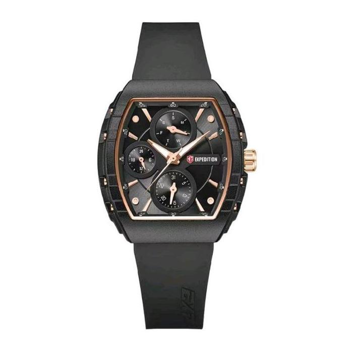 JAM TANGAN WANITA EXPEDITION E6782 E 6782 RUBBER ORIGINAL