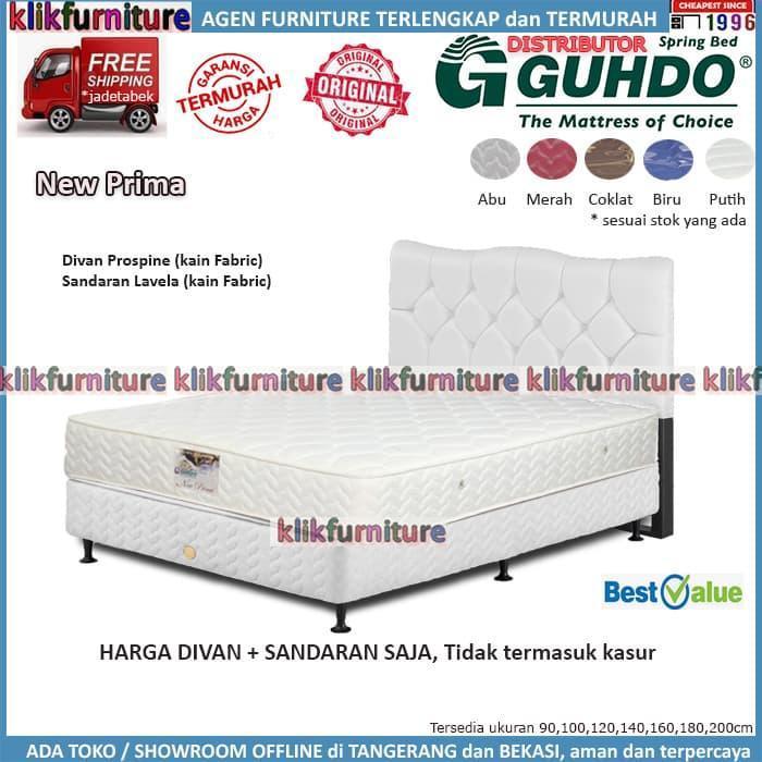 Divan + Sandaran Guhdo (180x200cm) Prospine Lavela Springbed