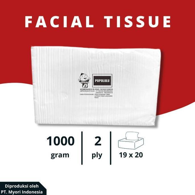 Sugetsu- Tissue 1000Gr / 1Kg Popolulu Facial Tissue