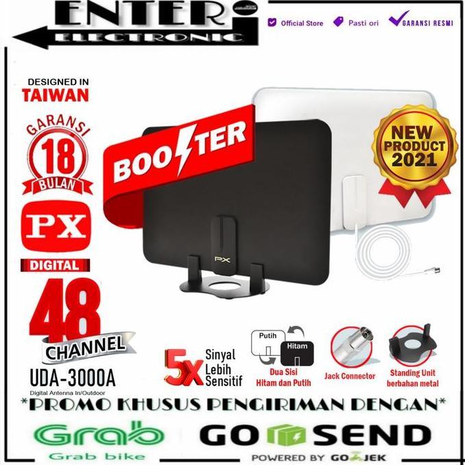 HARGA SAHABAT - PX UDA3000A - INDOOR ANTENA TV DIGITAL INDOOR UDA3000 UDA 3000 3000A