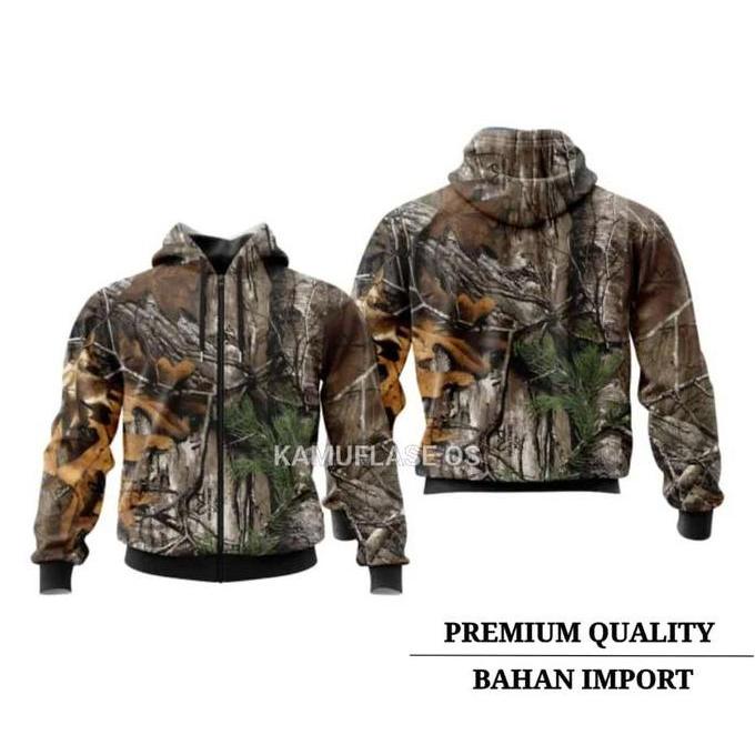 JAKET CAMO REALTREE AP JAKET HOODIE KAMUFLASE